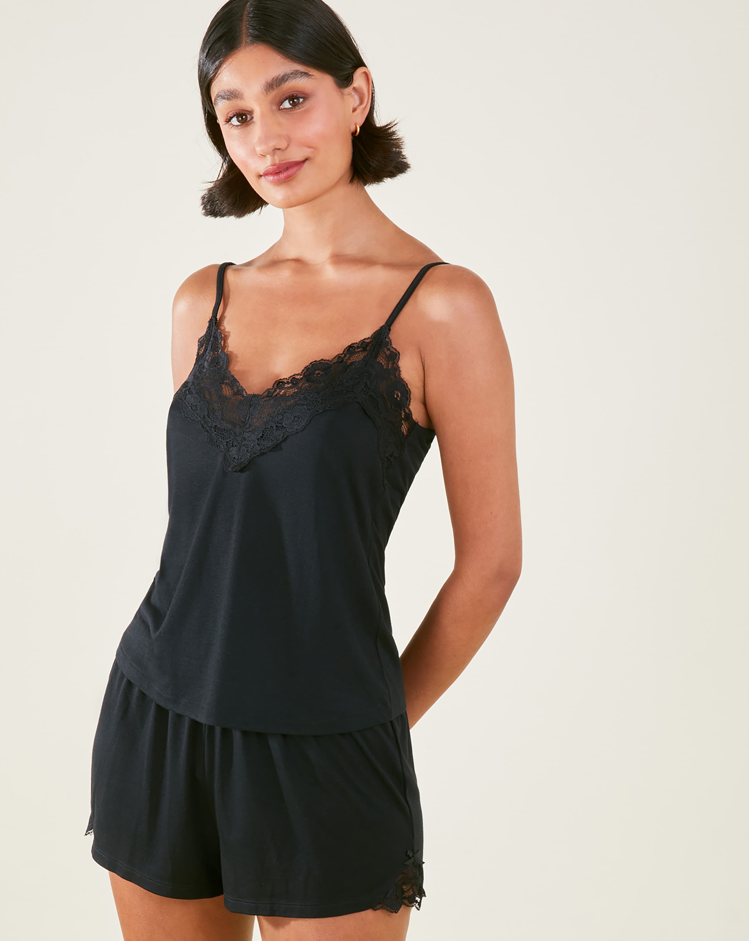 Accessorize Lace Trim Pyjama Set