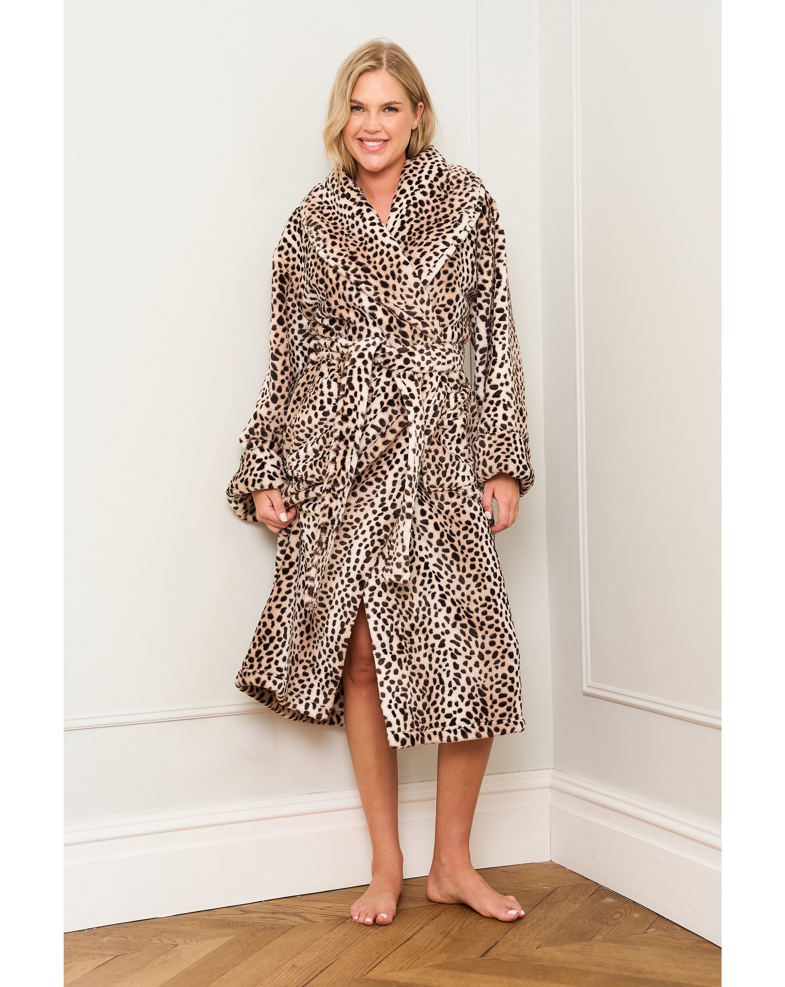 New In - Animal Print Dressing Gown