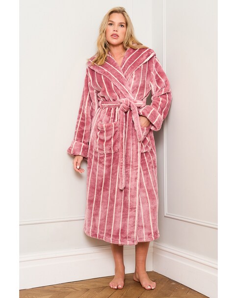 Lilac Stripe Dressing Gown