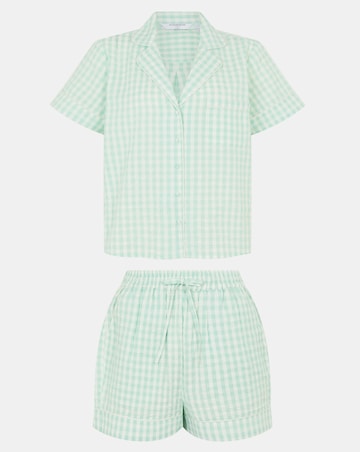 Accessorize Gingham Short Pyjamas Set