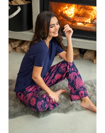 Pour Moi Pure Cotton T-shirt & Trouser Pyjama Set