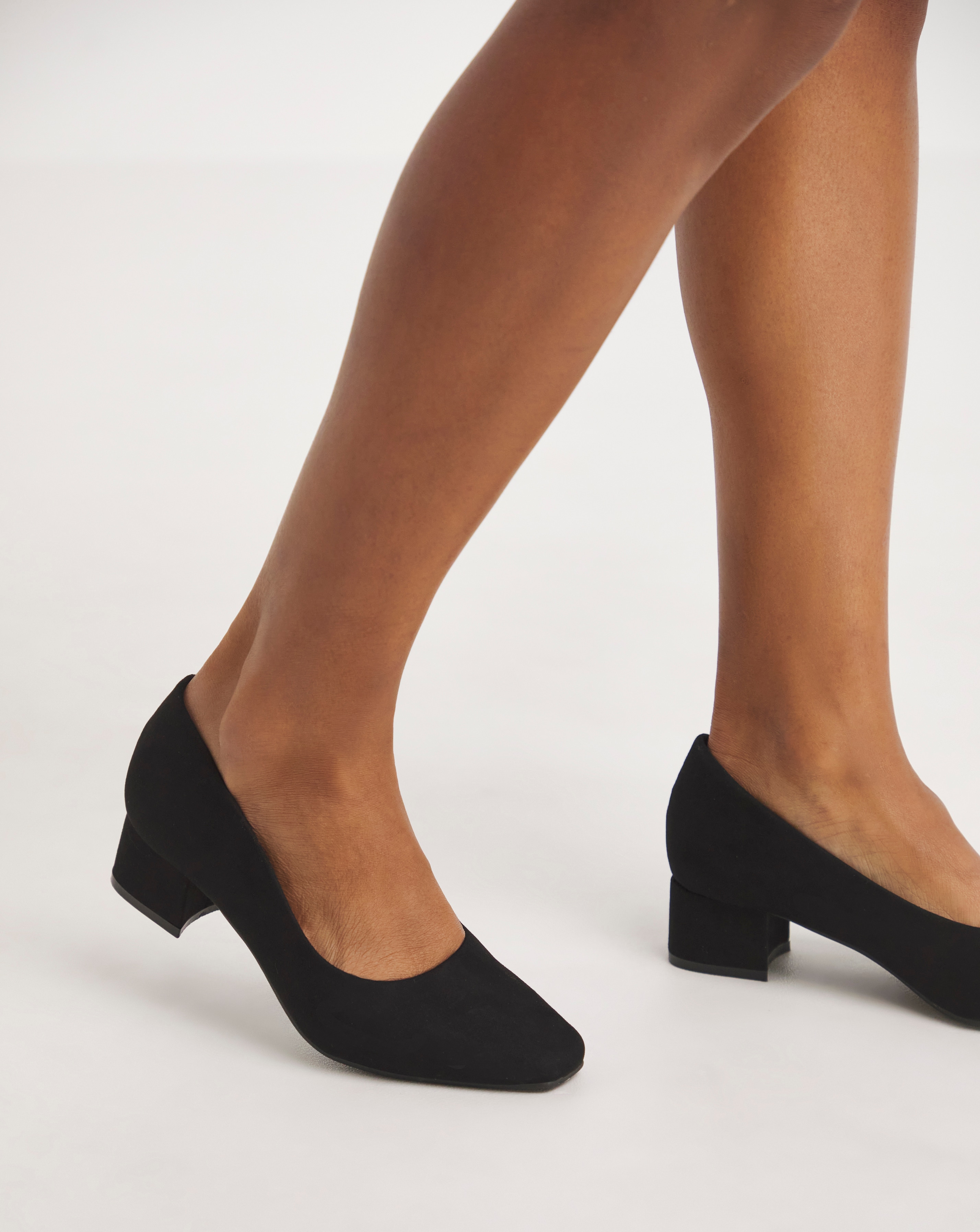 Flexi Sole Block Heel Shoes E Fit