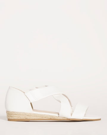 Soft Strap Espadrille Sandal EEE Fit
