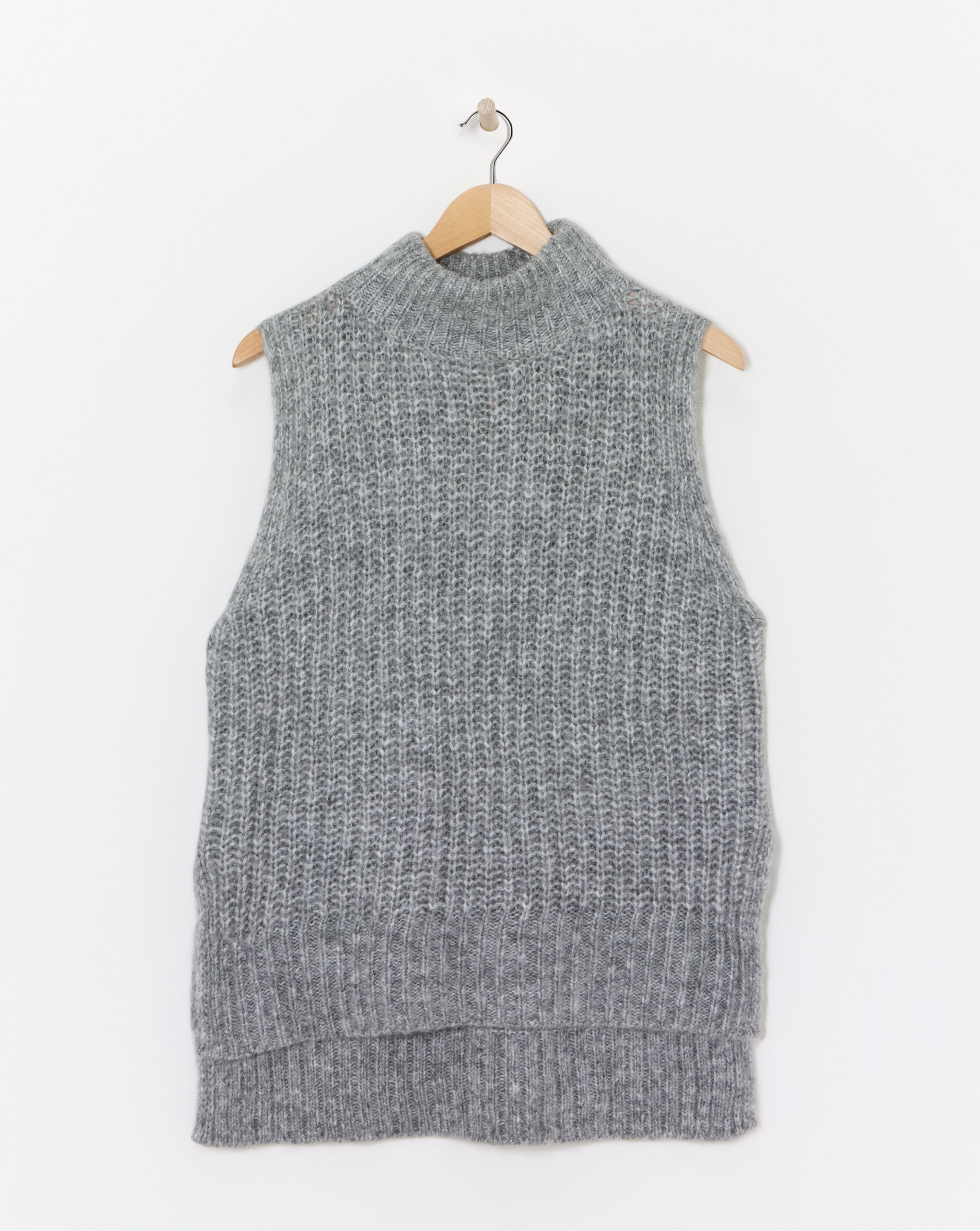 Sleeveless Roll Neck Tunic