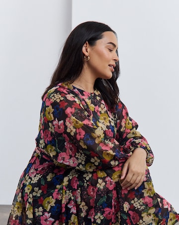 Simply Be Floral Skater Dress