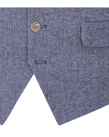 Skopes Jude Suit Waistcoat Blue