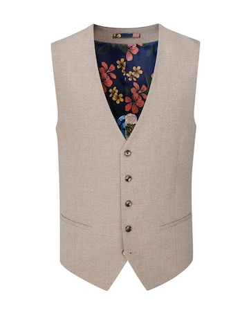 Skopes Jodrell Suit Waistcoat Stone