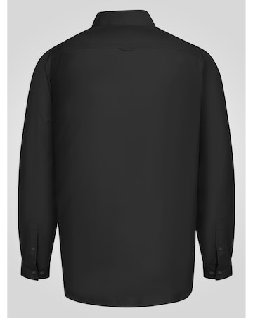D555 Richard-BLACK Basic Oxford Long Sleeve Shirt