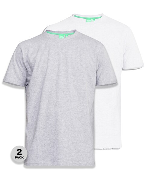 D555 Fenton Pack Of 2 Crew Neck T-shirts