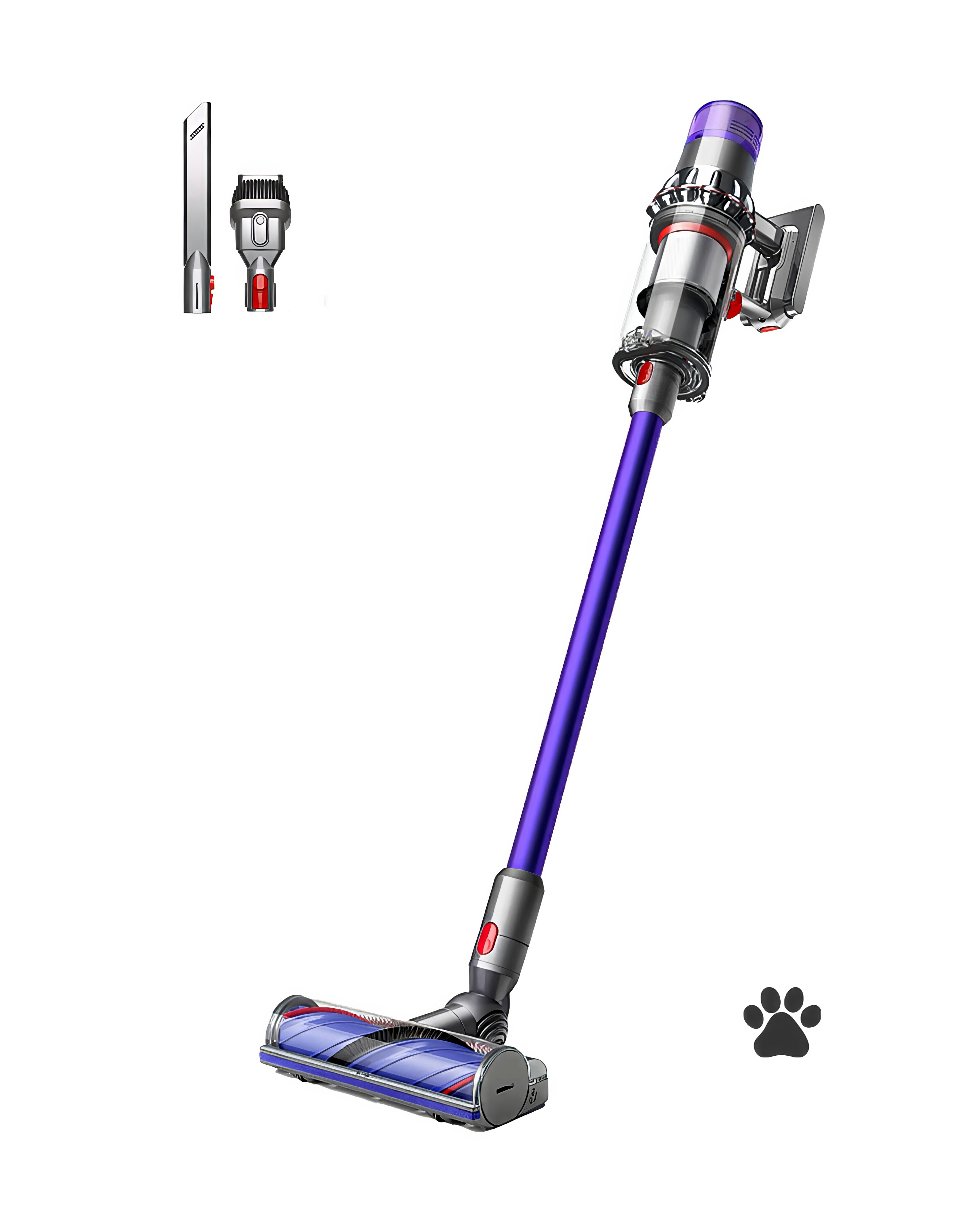 Dyson V11 Cordless Vacuum-Nickel/Purple