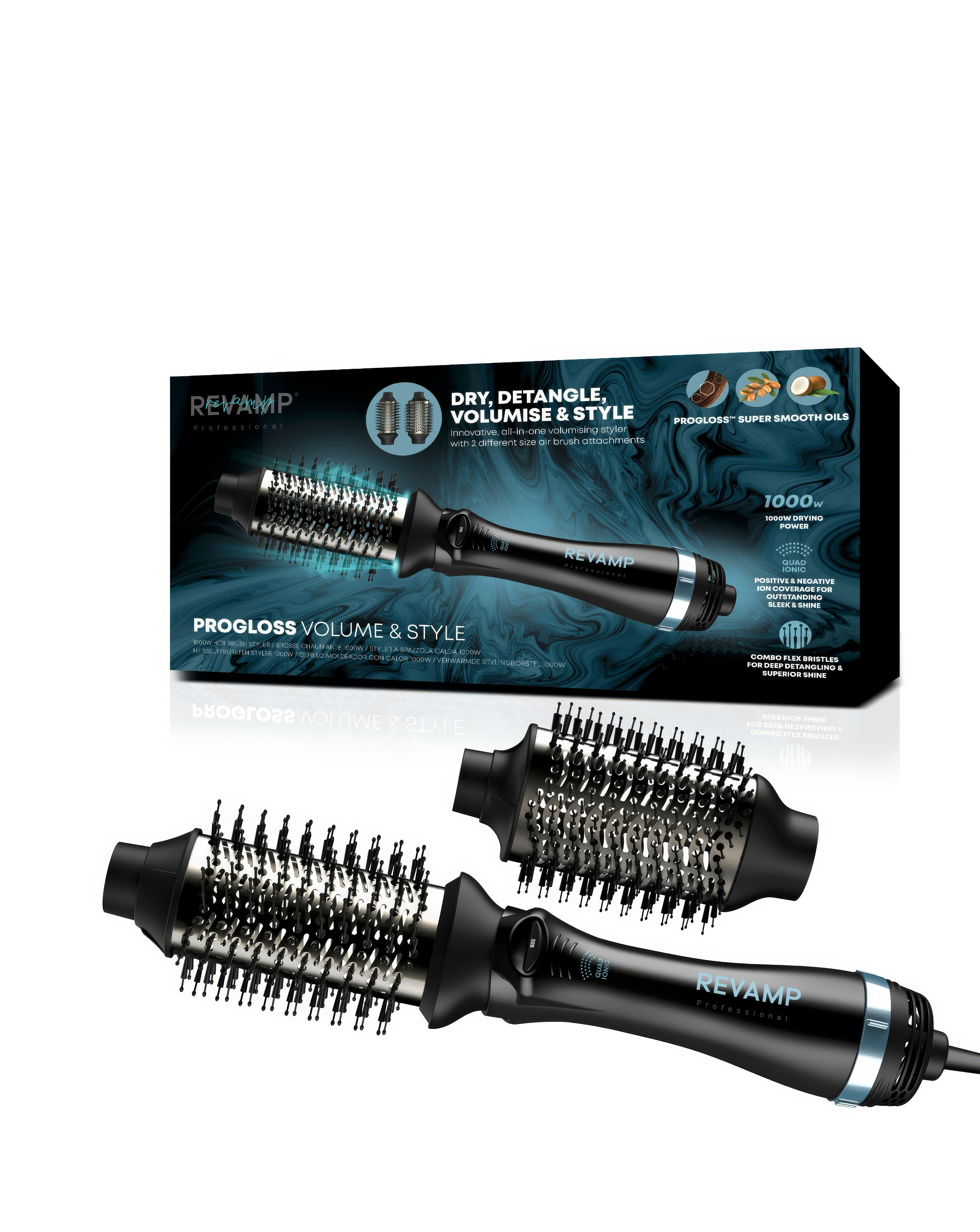 New In - Revamp Hot brush styler 2-in-1