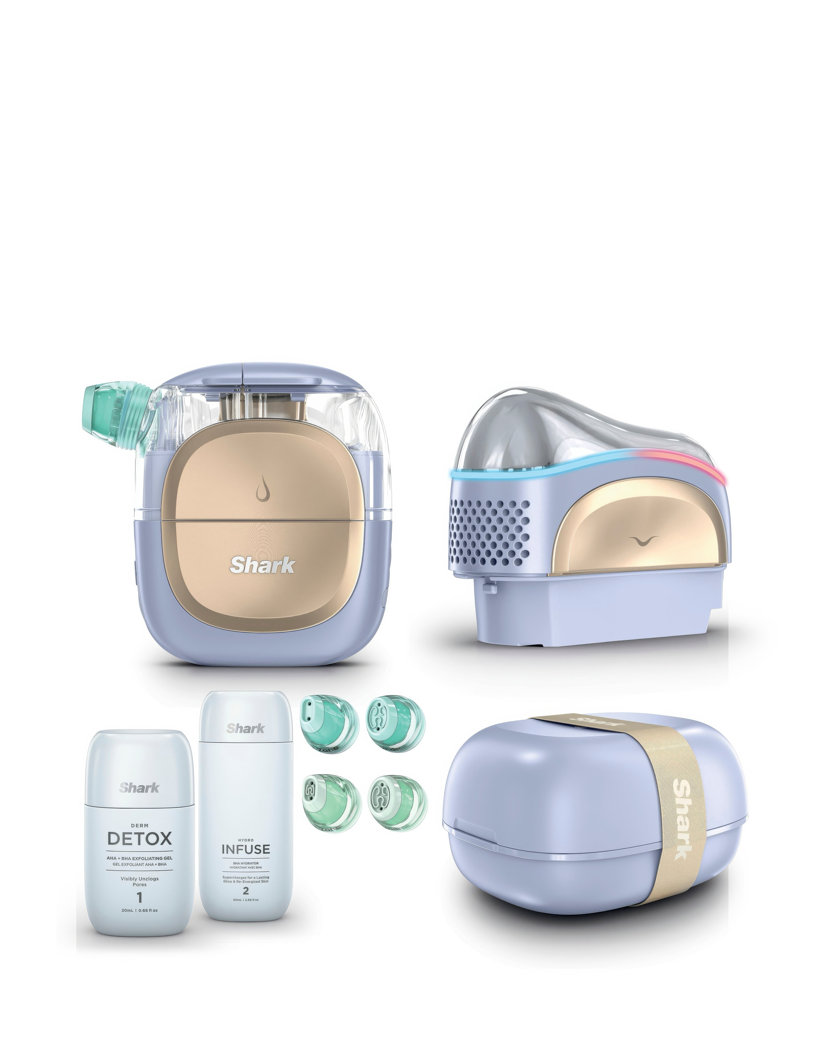 Shark Facialpro Glow + Depuffi- Purple