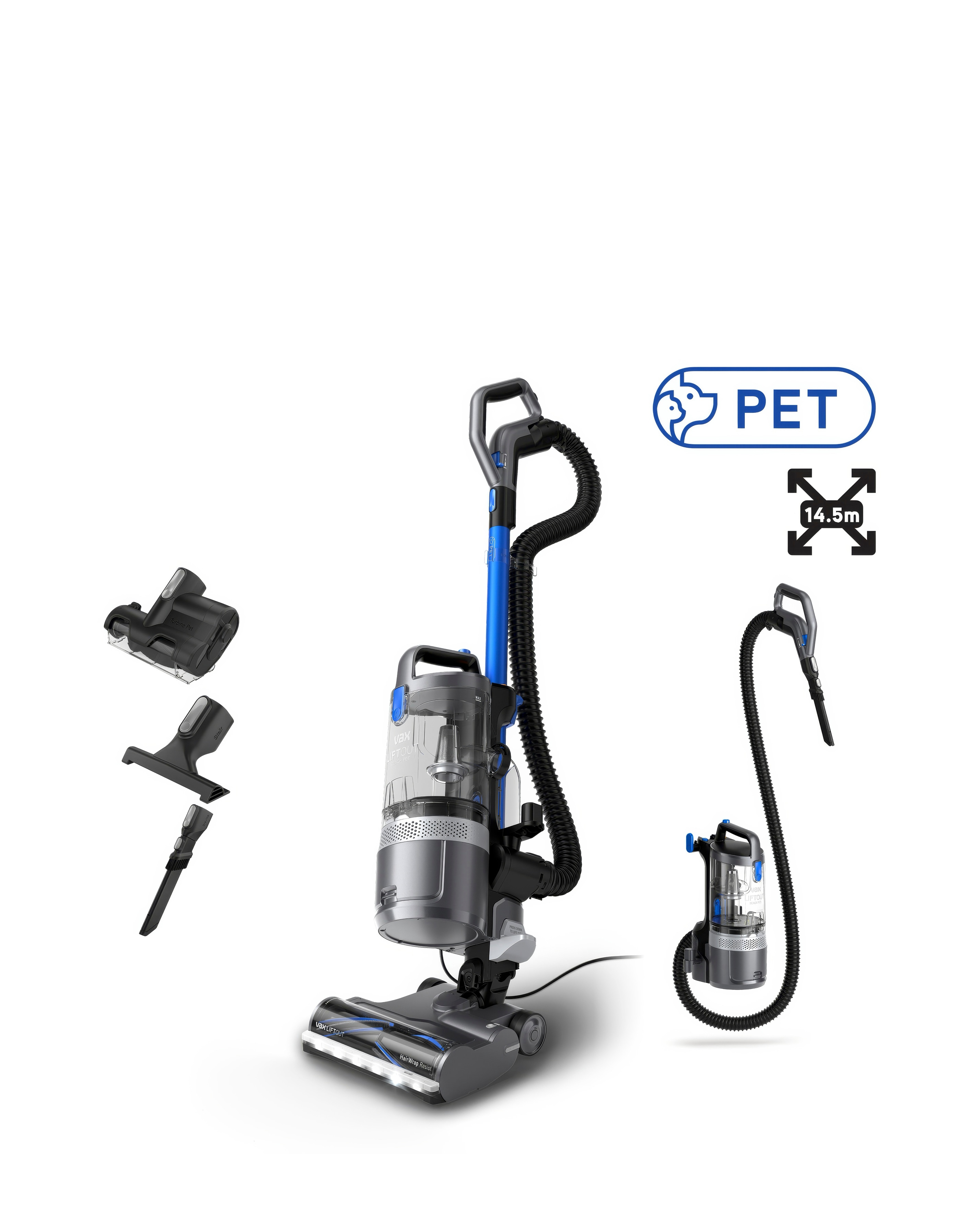 New In - Vax LiftOut Reach Pet Upright Vac