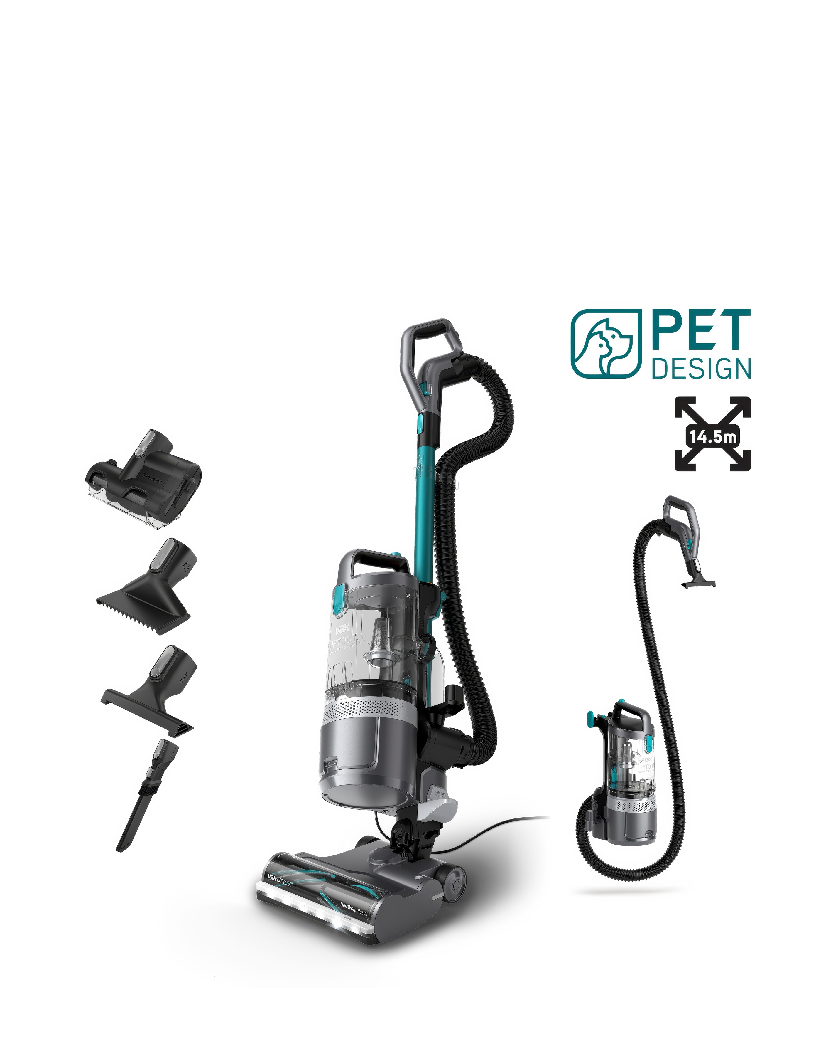 New In - Vax LiftOut Reach Pet Design Upright Vac