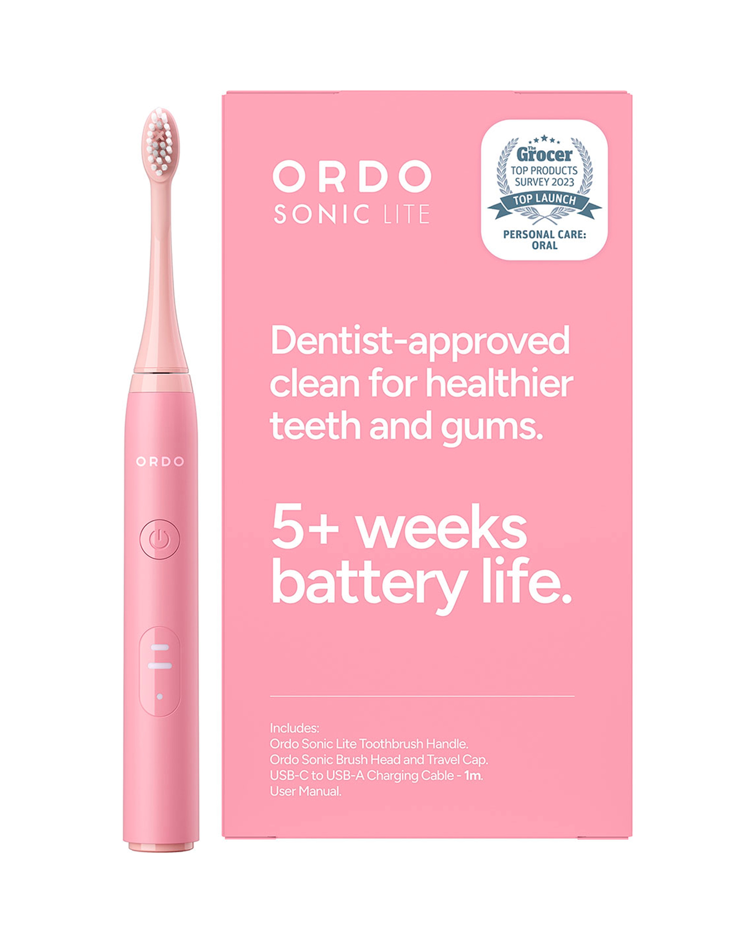 New In - Ordo Sonic Lite Toothbrush - Petal