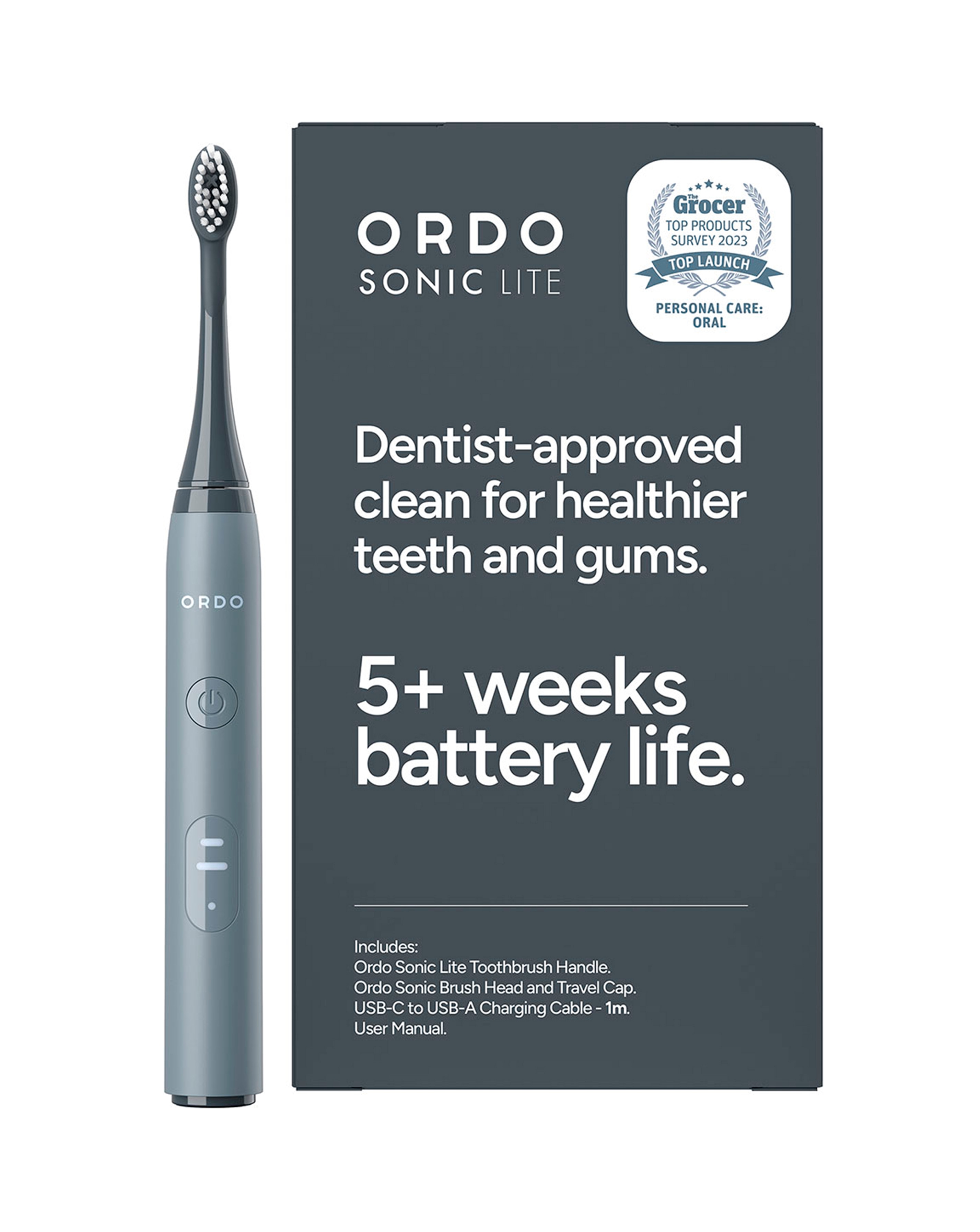 New In - Ordo Sonic Lite Toothbrush - Stone