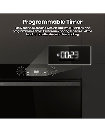 Hisense Hi2 Built In Electric Plug & Play Oven - Black