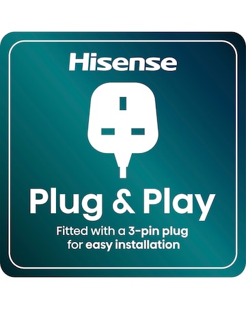 Hisense Hi2 Built In Electric Plug & Play Oven - Black