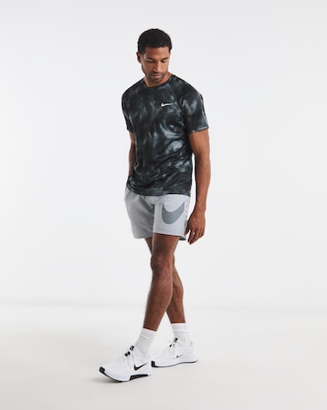 Nike 7 Full Lined Big Logo Swim Shorts