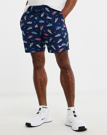 Nike 7 Trainer Print Volley Swim Shorts