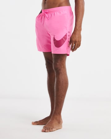 Nike 7 Full Lined Big Logo Swim Shorts