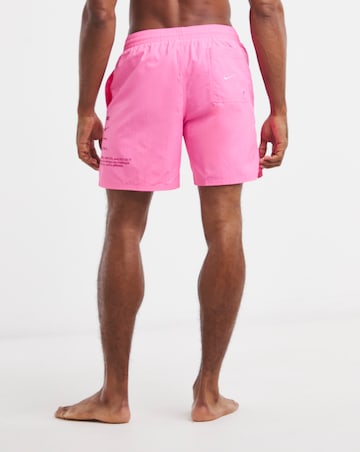 Nike 7 Full Lined Big Logo Swim Shorts