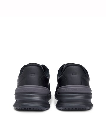 Tommy Hilfiger Leather Mix Retro Runner - Black