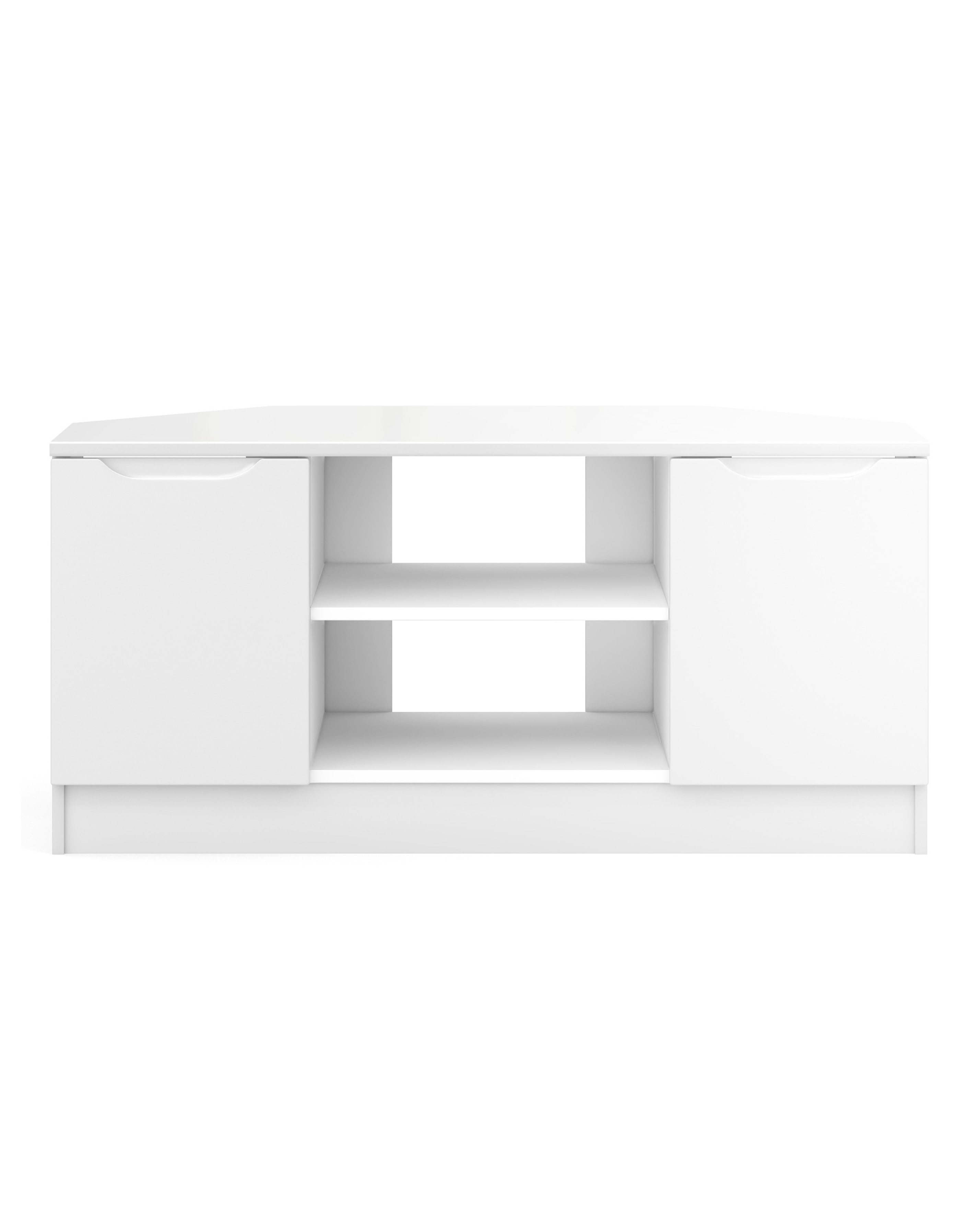 Sorrento Assembled Gloss Corner TV Unit