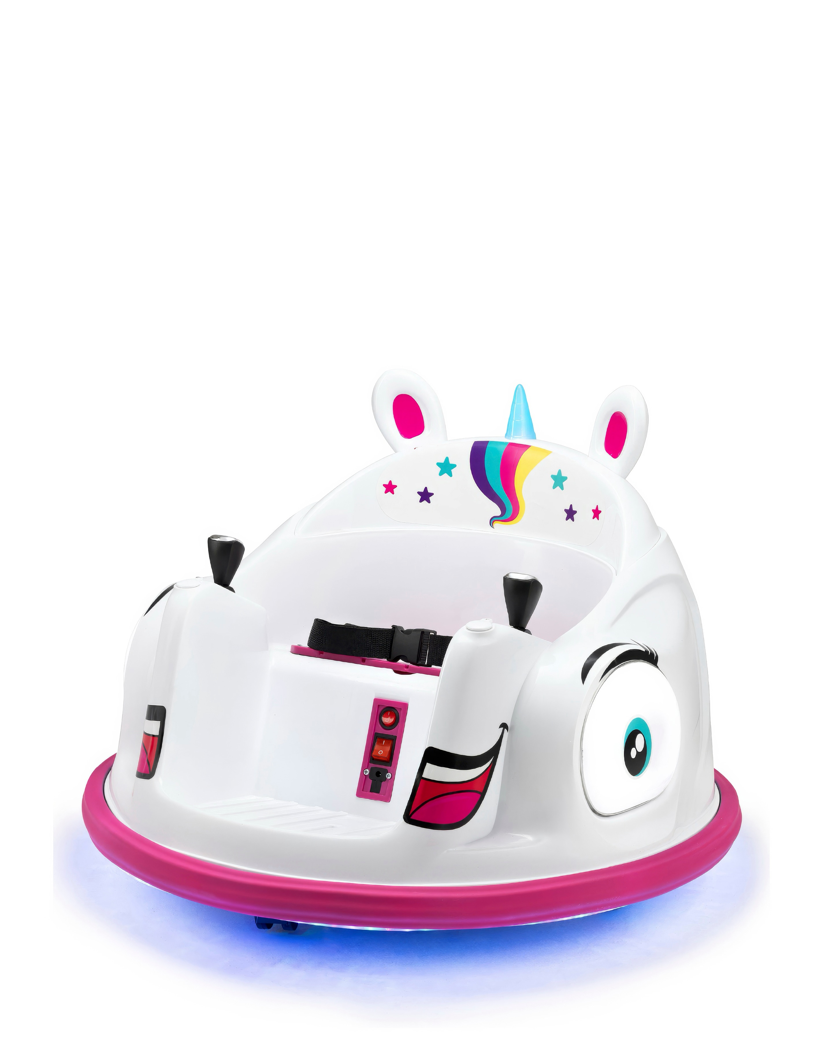 Xootz Kids Electric Unicorn Bumper Car
