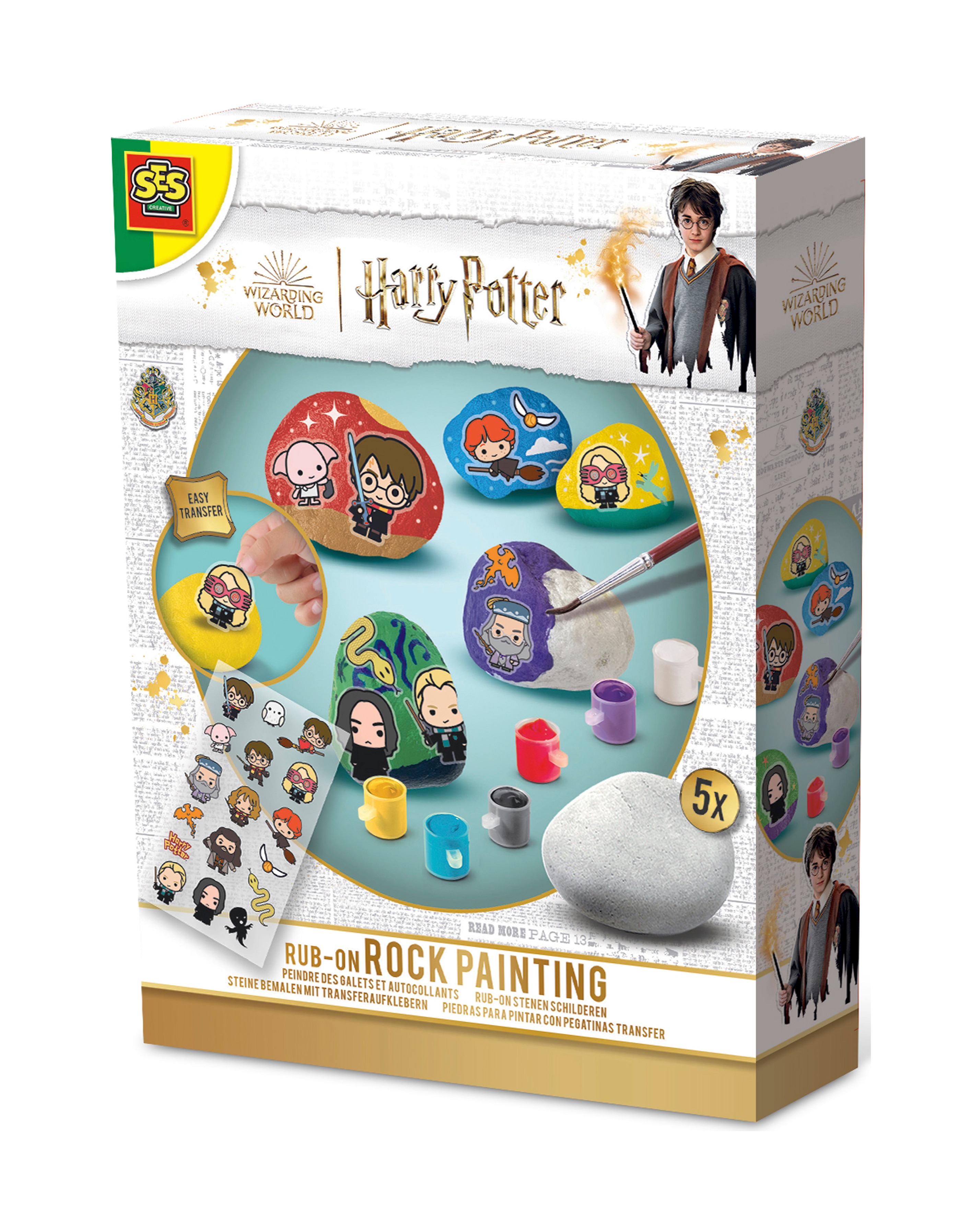 SES Harry Potter - Rub-on Rock Painting