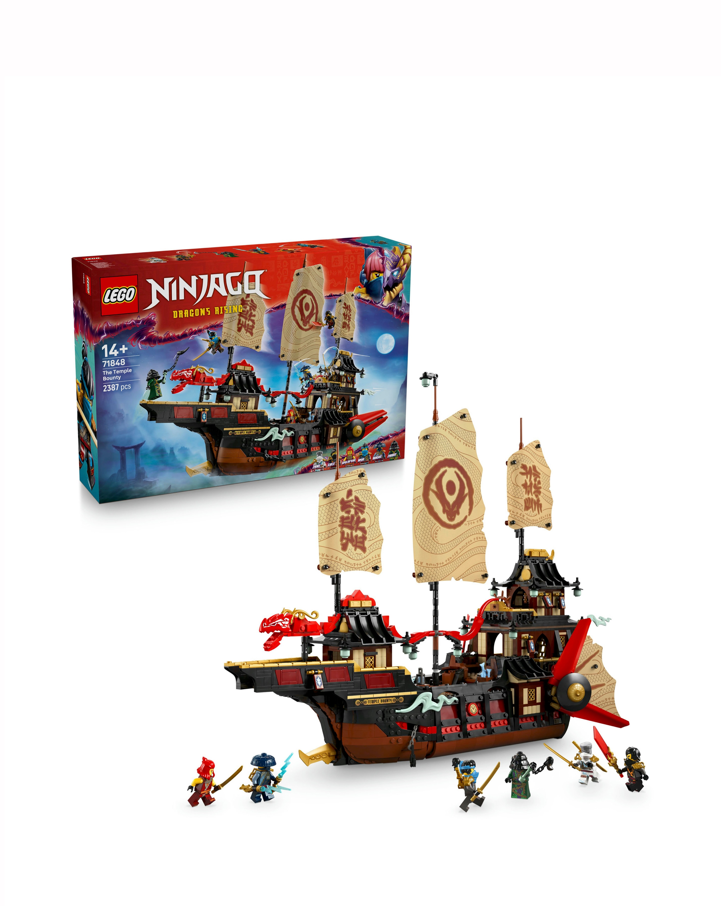 LEGO NINJAGO The Temple Bounty Ship Toy