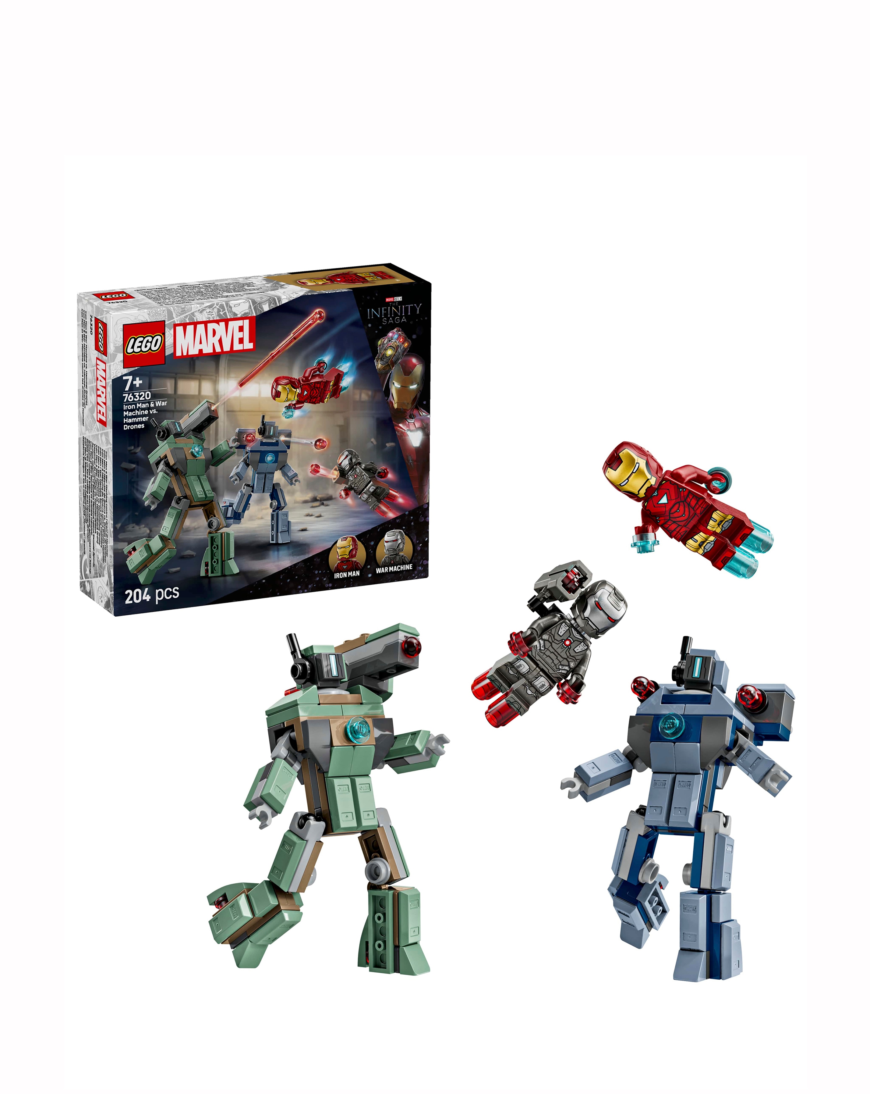 LEGO Marvel Iron Man & War Machine vs. H