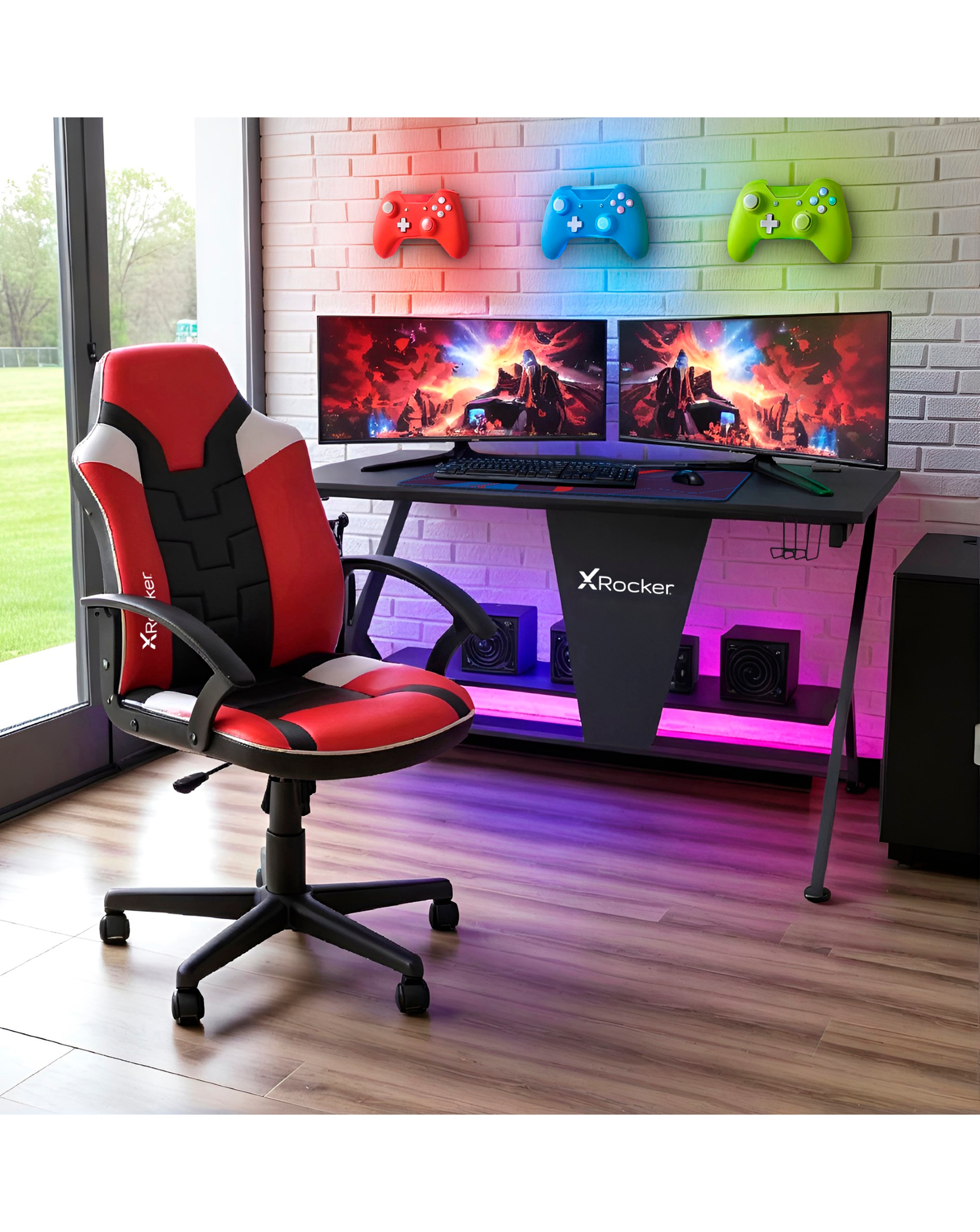 X Rocker Chair & Desk Bundle