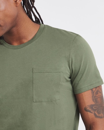 Pocket T-Shirt/Stripe Bottom Pyjama Set