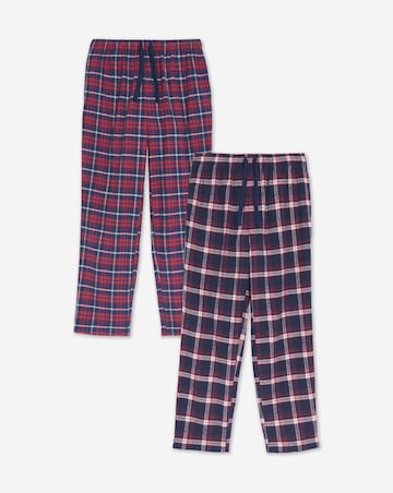 2 Pack Woven Check Flannel Bottoms