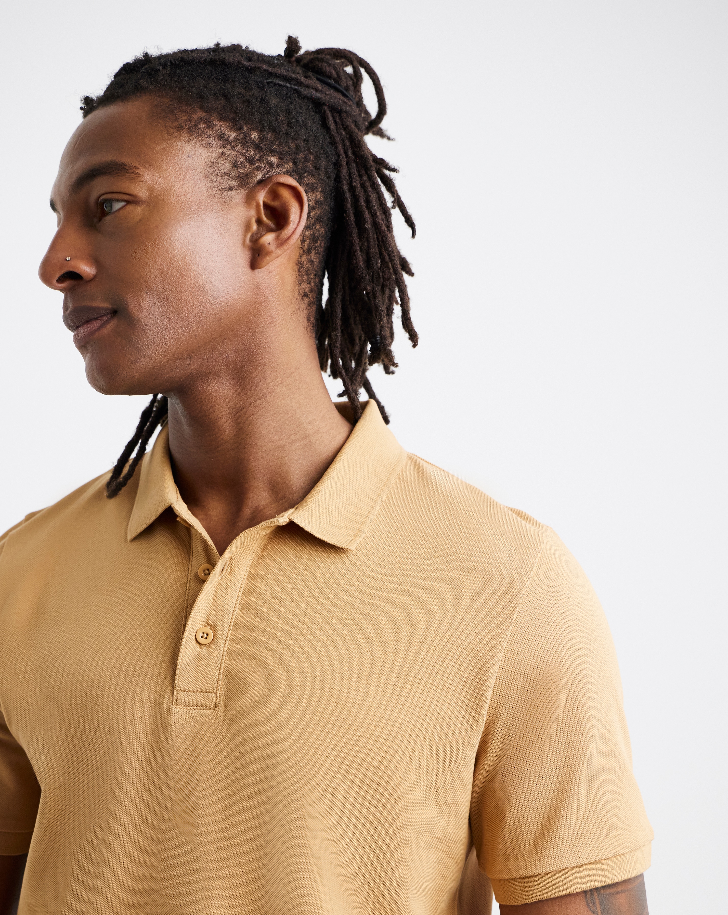 New In - Pique Polo Shirt Long