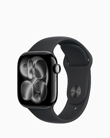Apple Watch Series 11 GPS + Cellular 42mm -Black Sport Band - S/M