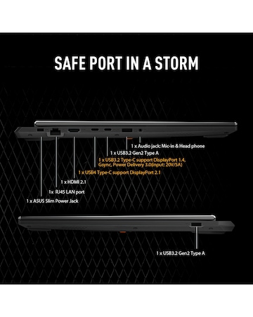 ASUS ROG Strix A16 Gaming - 16in NVIDIA GeForce RTX 5060 AMD Ryzen 9 32GB 1TB
