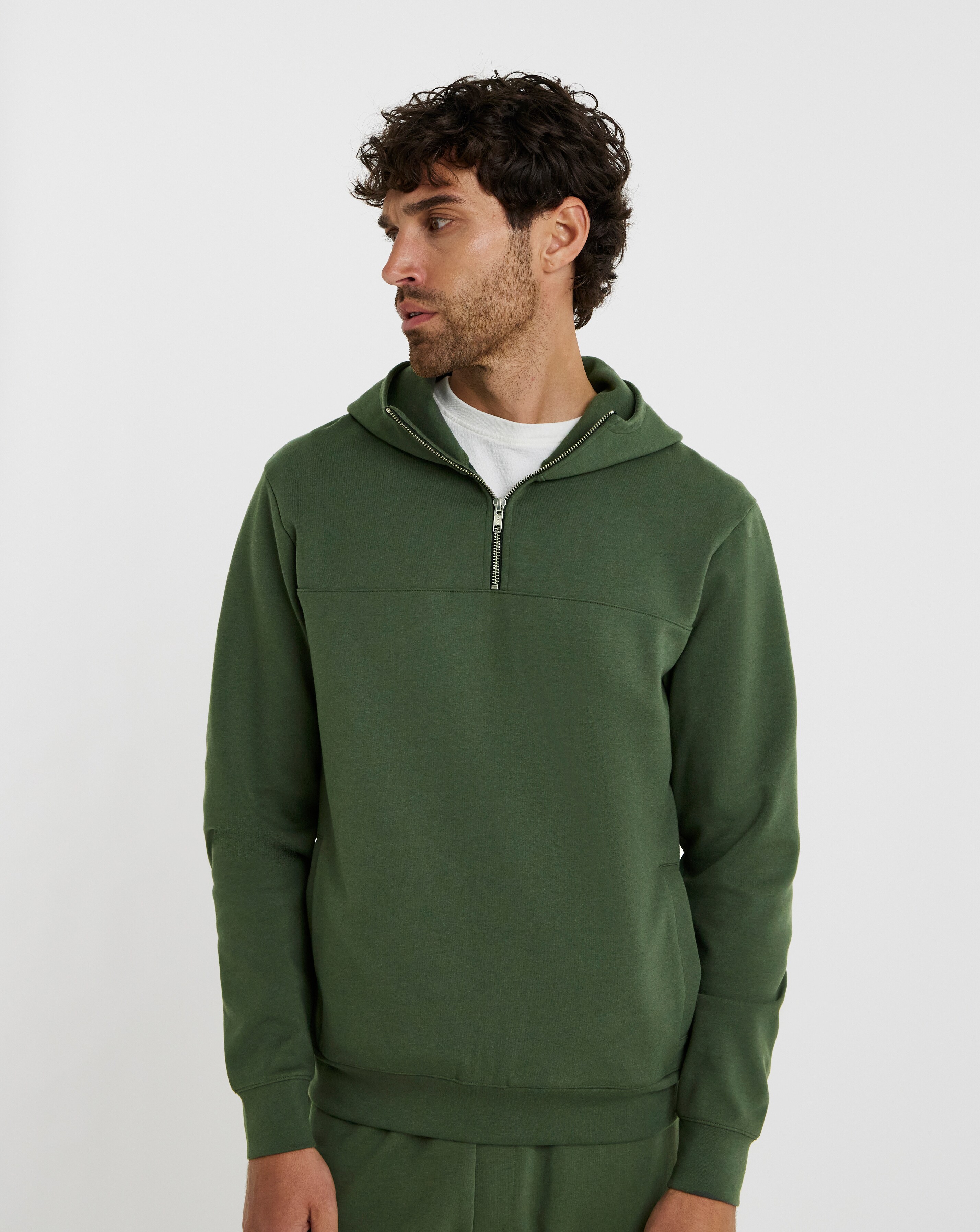 Folio Interlock 1/4 Zip Hoodie