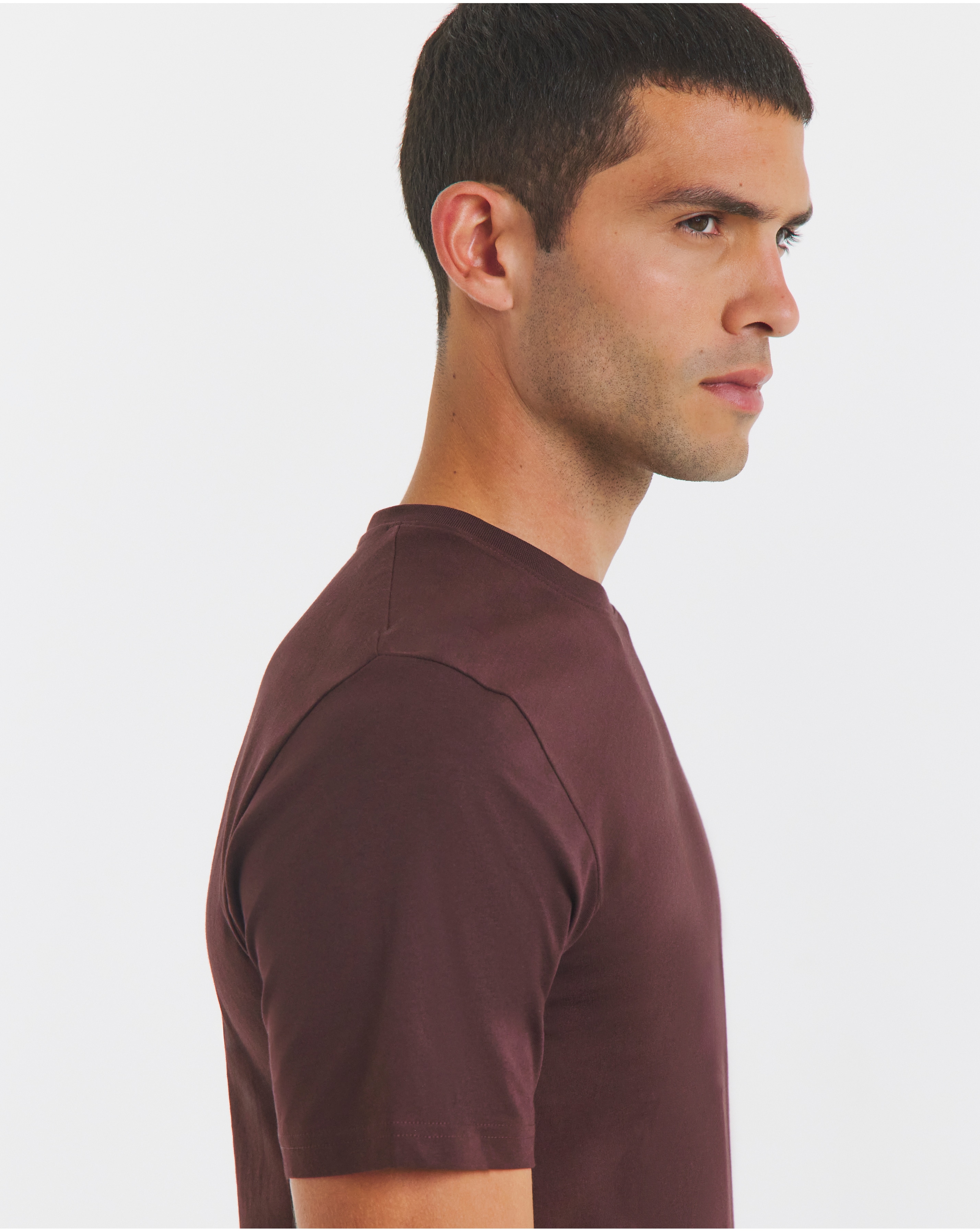 Pure Cotton Crew Neck T-Shirt Long