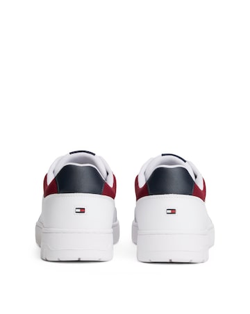 Tommy Hilfiger Basket Leather Trainer - White