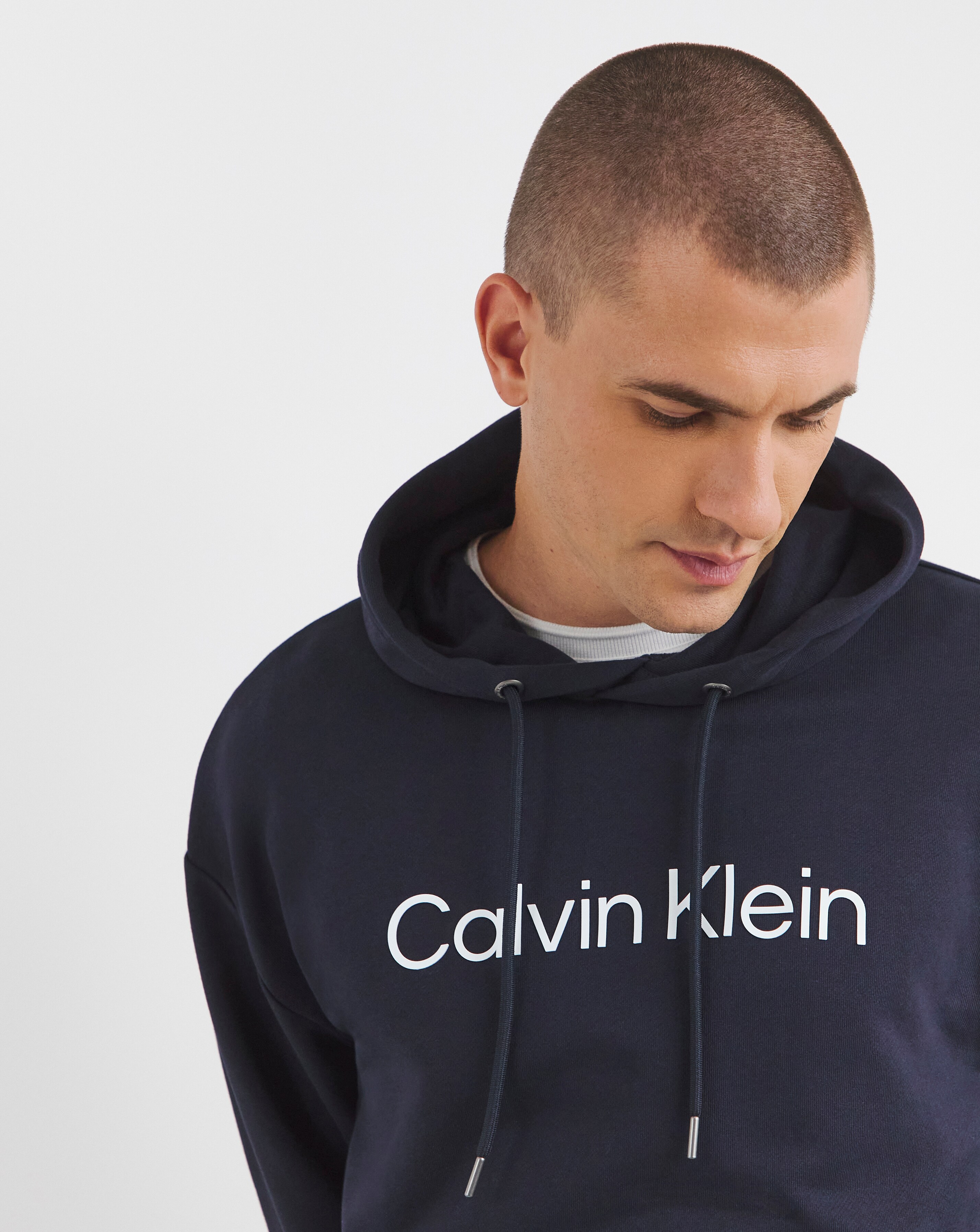 Calvin Klein Navy Hero Logo Hoodie