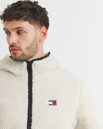 Tommy Jeans Badge Teddy Zip Jacket