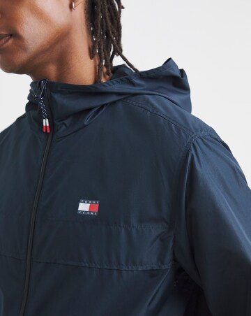 Tommy Jeans Hooded Lightweight Jacket - Navy