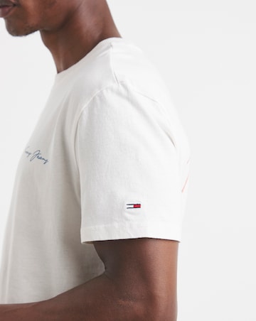 Tommy Jeans Back Graphic Sailing T-Shirt - White