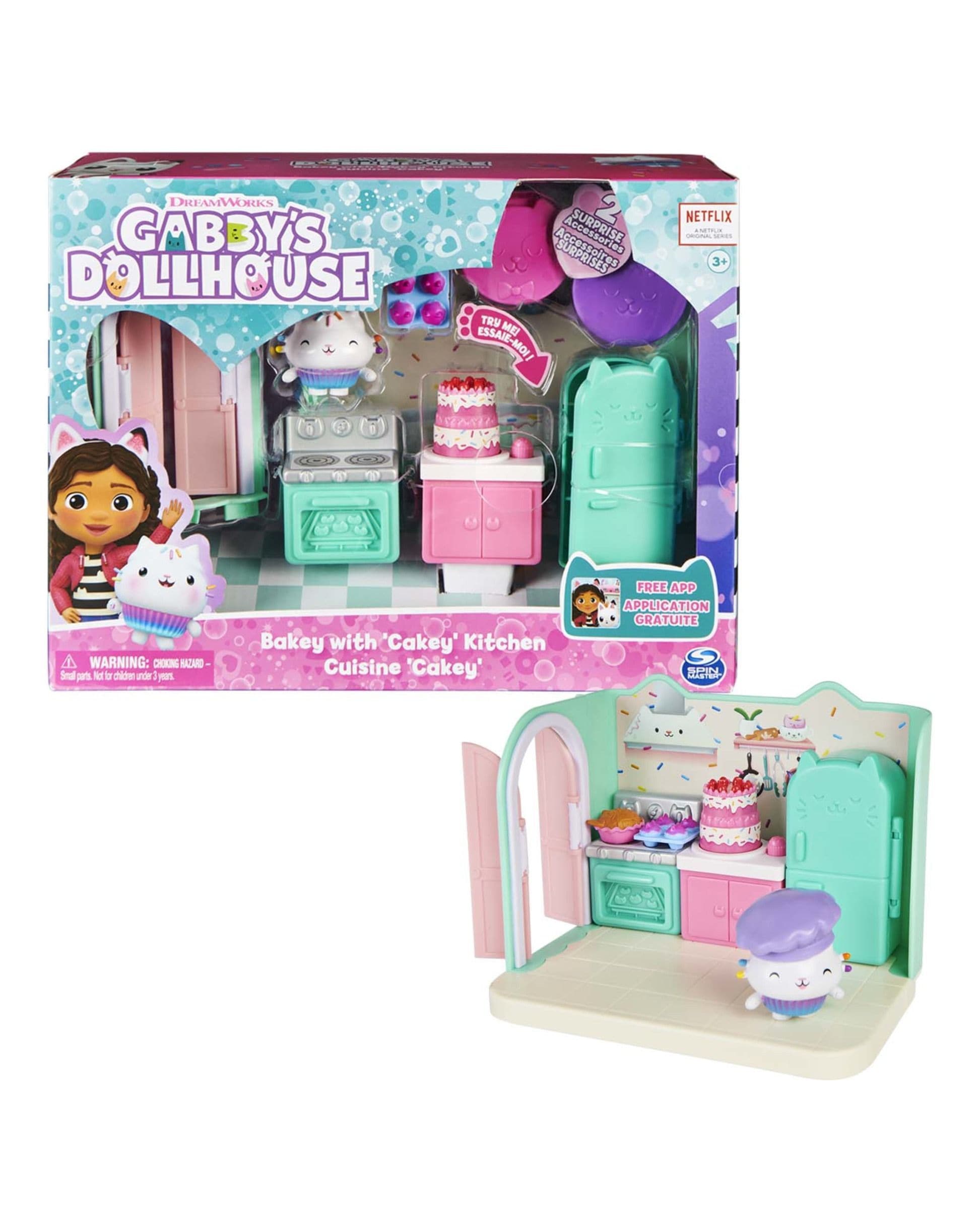 Gabby's Dollhouse Bakey with Cakey Kitchen