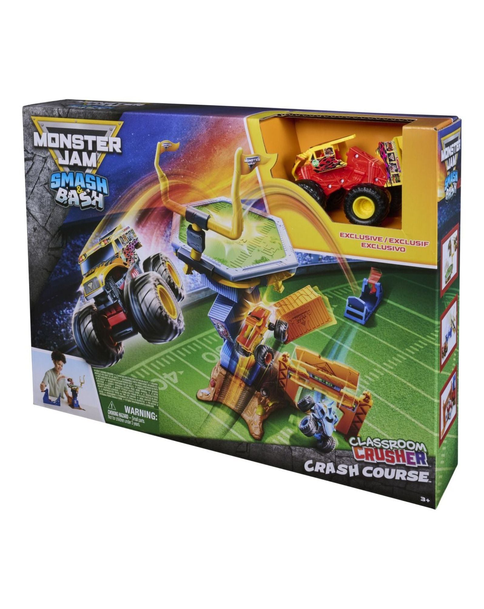 Monster Jam 1:64 Smash N Bash Playset