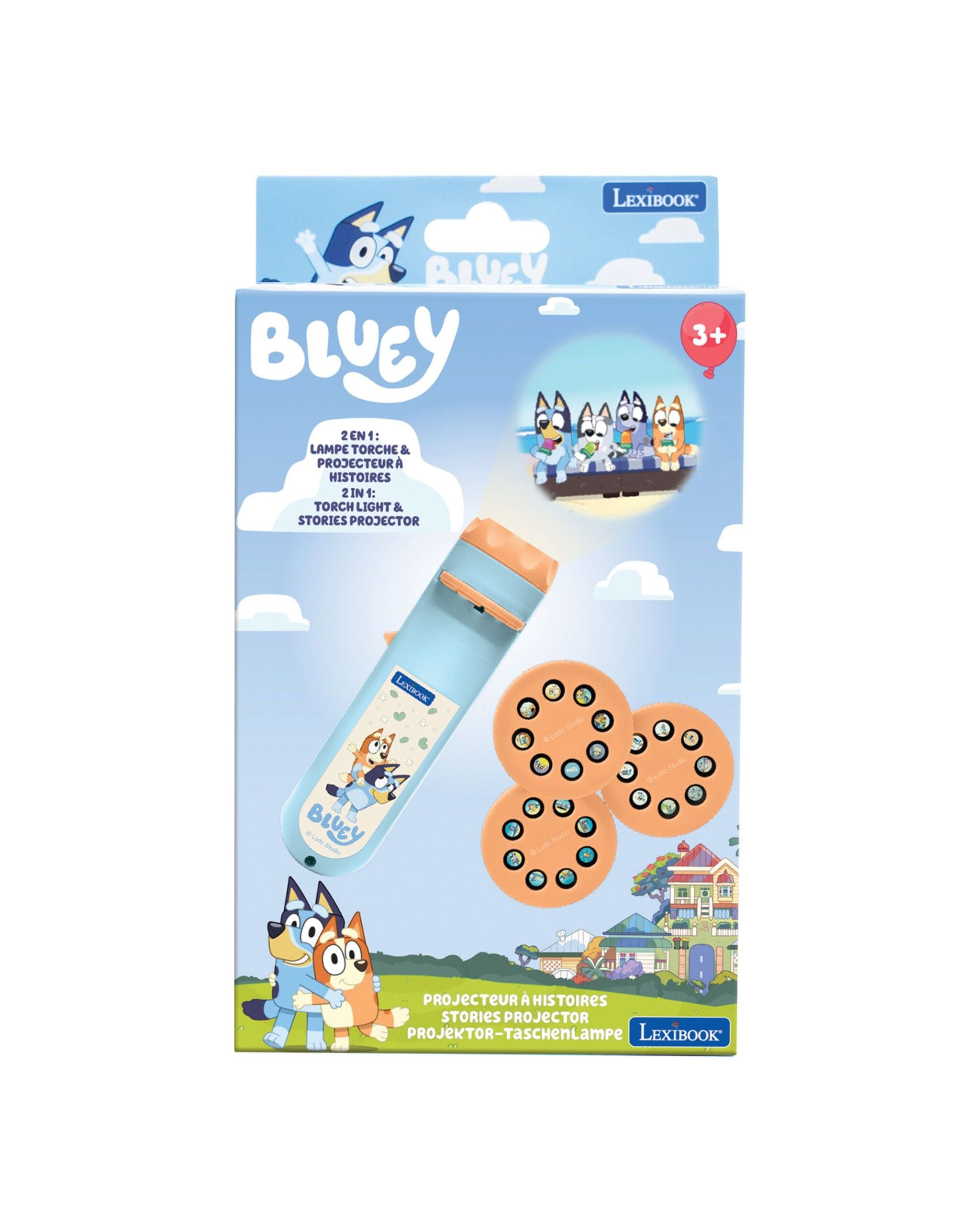 Bluey Stories projector and torch light