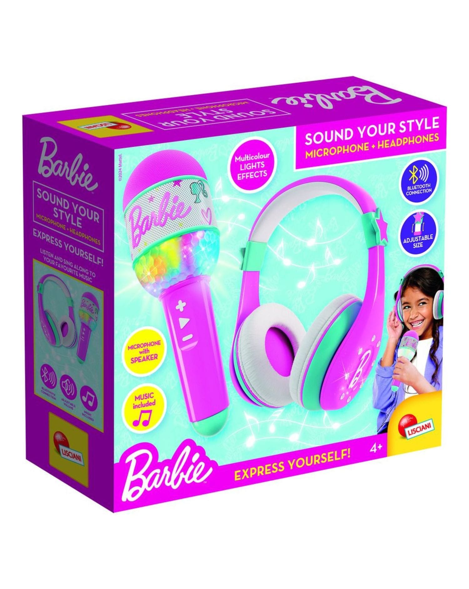 Barbie Bluetooth Microphone & Headphones