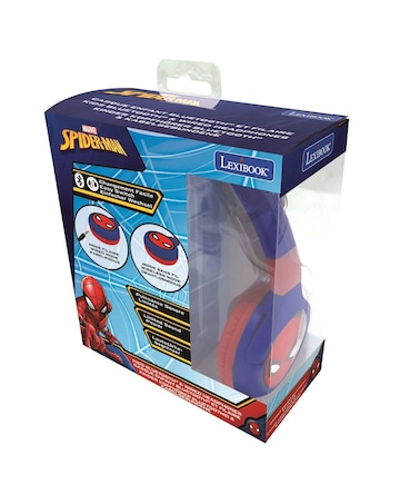 2 in 1 Bluetooth and Wired comfort foldable Headphones SpiderMan Design